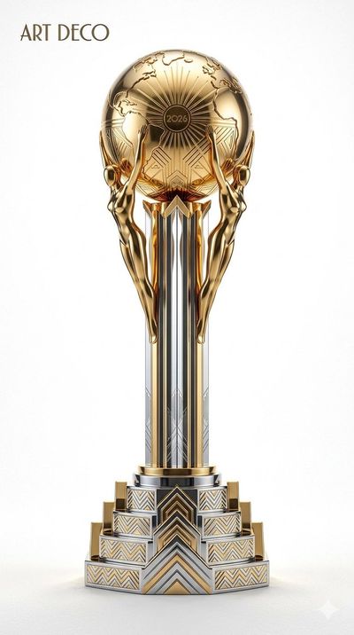 FIFA 2026 trophy reimagined in Zaha Hadid's fluid style