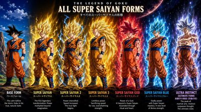 Goku's Super Saiyan Evolution: A Cinematic Masterpiece
