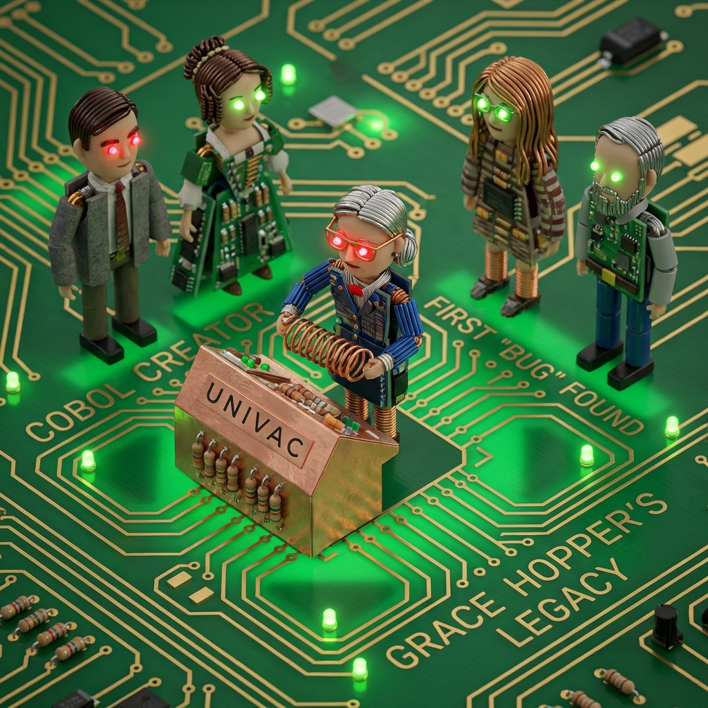 A Scientist's World in Tech: 3D Diorama of Innovation