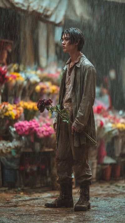 Beauty in Ruin: A Rainy Reflection