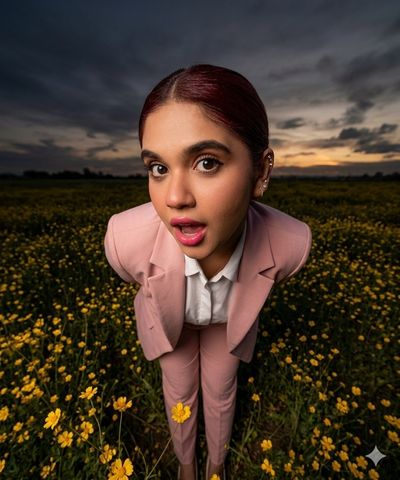 Elegance in Bloom: A Dusk Encounter