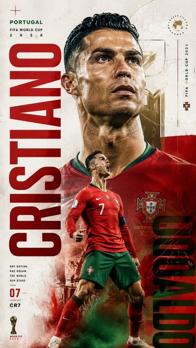Cristiano Ronaldo's intense gaze defines World Cup glory