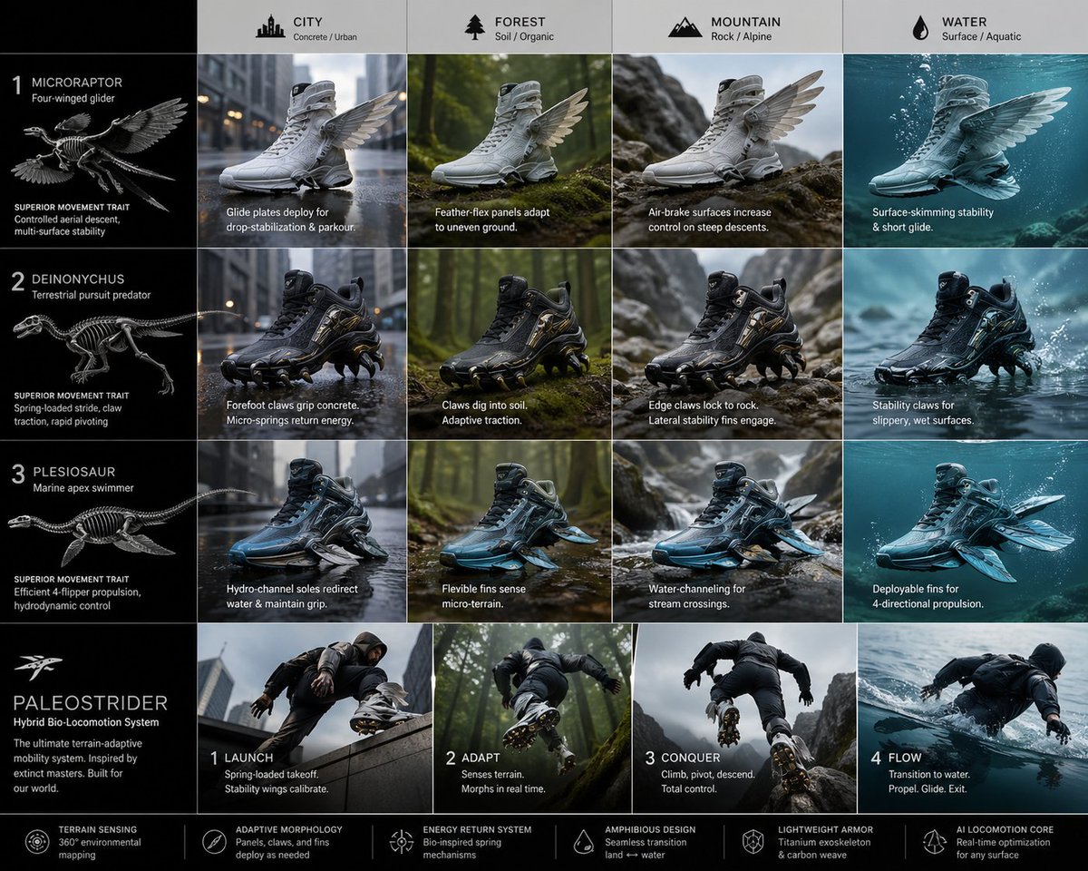PaleoStrider: Bio-Inspired Footwear Innovation