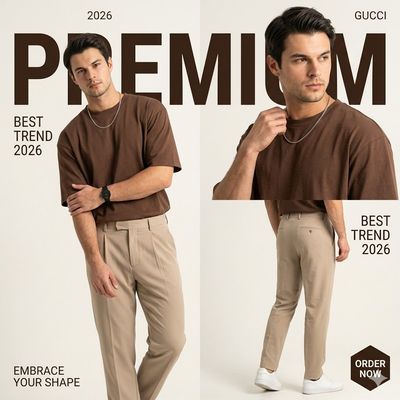 Premium Streetwear Poster with Bold Editorial Typography