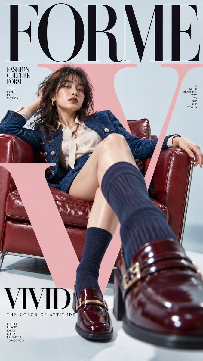 Luxurious Fashion Editorial Cover Showcasing Bold Typography Styles
