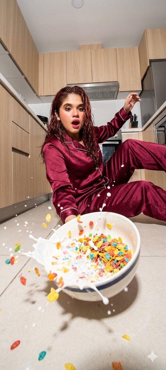 Breakfast Chaos: A Morning Mishap