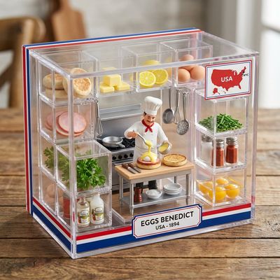 Eggs Benedict Reimagined: A Culinary Icon in Miniature