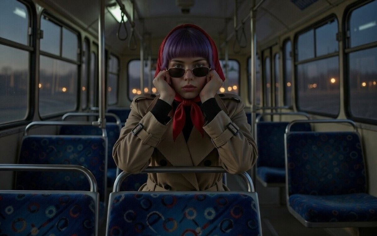 A Quiet Ride Through the City Night