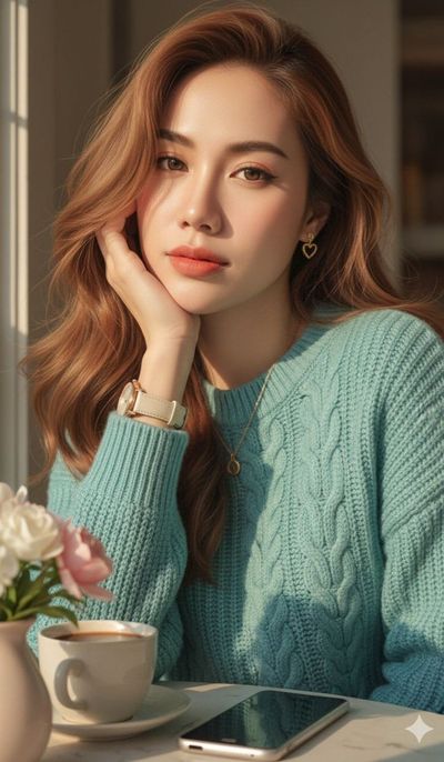 Golden Hour Serenity: A Moment of Coffee and Calm