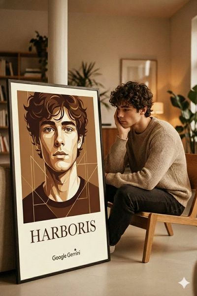 A Portrait of Reflection: The Art of Self in a Modern Space