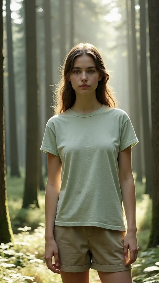 Golden Hour Forest Portrait with 85mm Bokeh