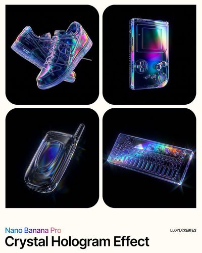 Nano Banana Pro: A Holographic Masterpiece
