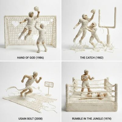 Crochet Chronicles: Iconic Sports in Thread