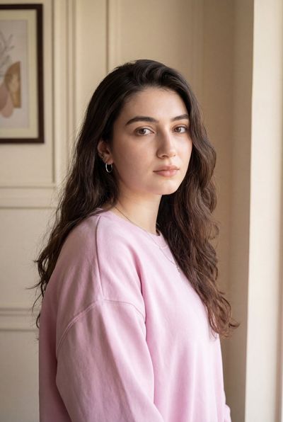 Serene Indoor Portrait with Soft Lighting