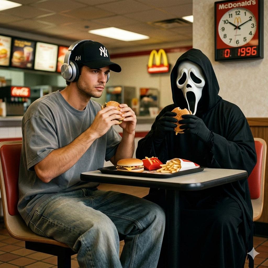 Retro Horror Vibes at McDonald's 🍔👻