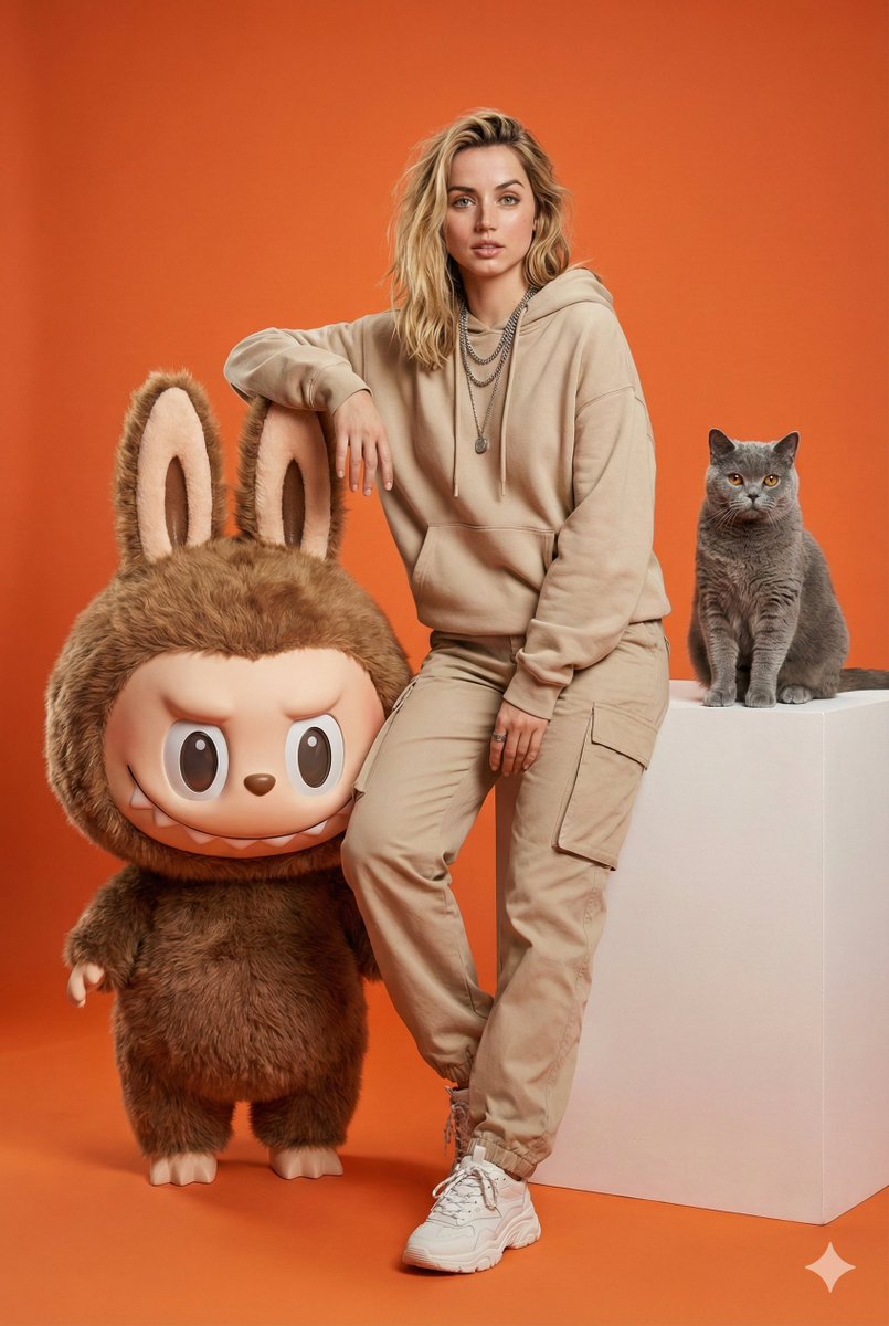 Gen-Z Style Meets Playful Charm in a Studio Photoshoot