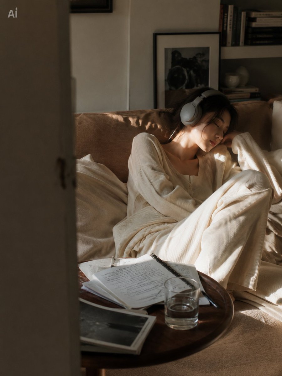 Serenity in Cream: An Afternoon Escape