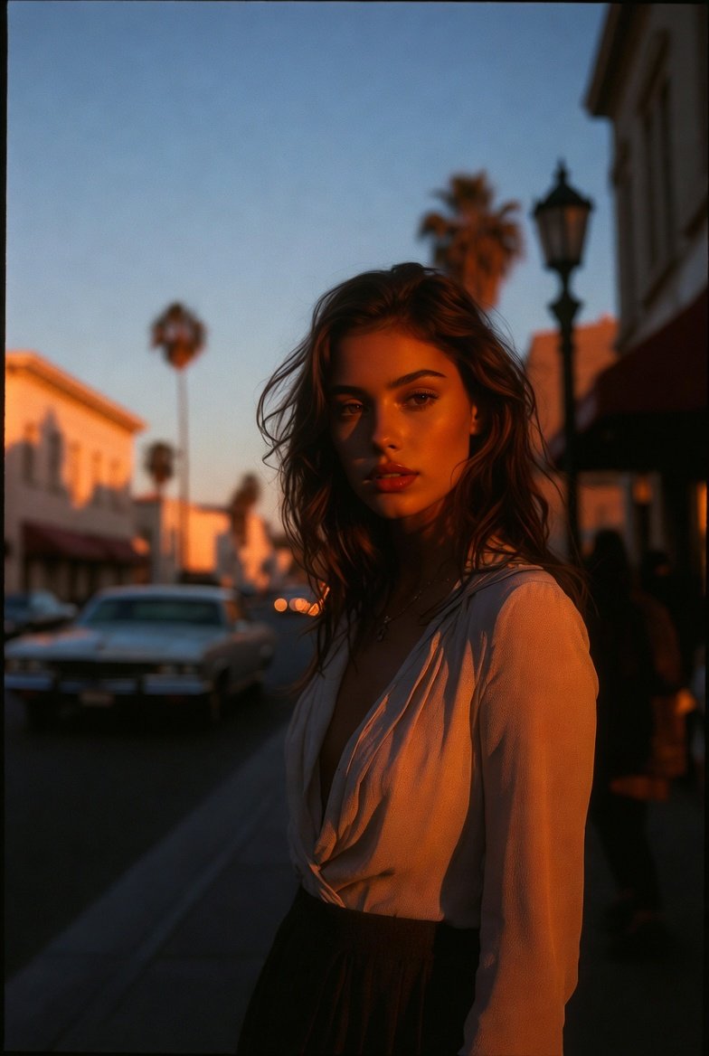 Golden Hour Glamour on Hollywood Boulevard