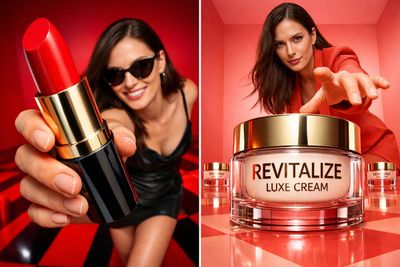 Bold Beauty in Focus: A Photorealistic Fashion Campaign