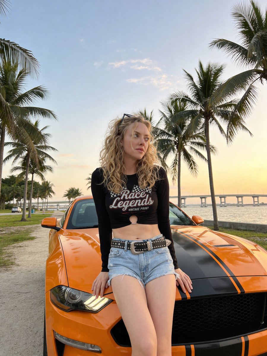 Sunset Racer: Y2K Streetwear Meets Coastal Vibes