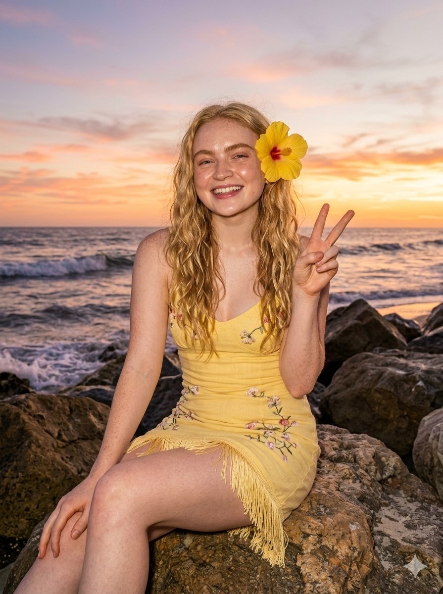 Golden Hour Beach Beauty