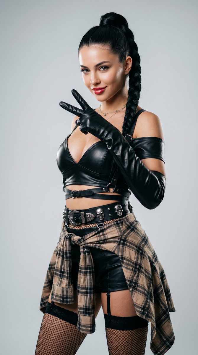 Rebel in Leather: The Pinnacle of Confidence