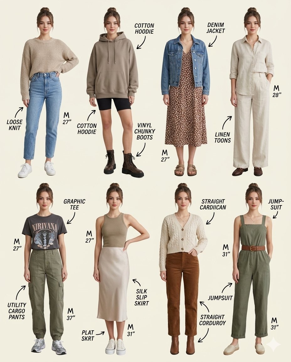 Eightfold Casual Elegance Collage
