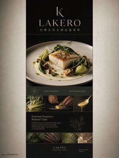 Lakero's Michelin chef presents a refined seasonal tasting plate