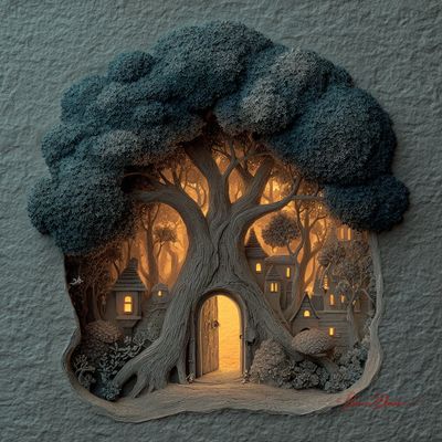 Hidden Portal in an Ancient Oak
