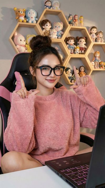 Chic Gamer Vibes: A Portrait of Modern Aesthetic