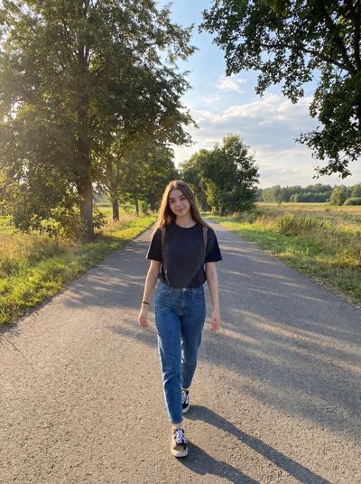 Golden Hour Walk on a Quiet Country Road
