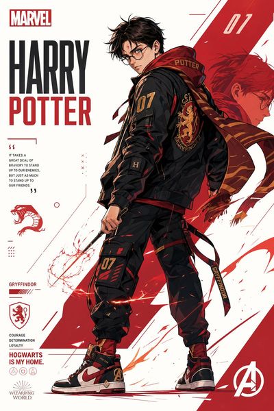 Anime Magic: Harry and Hermione Unite