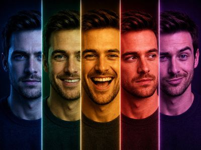 Five Emotions Captured: A Luxury Fashion Portrait Experience