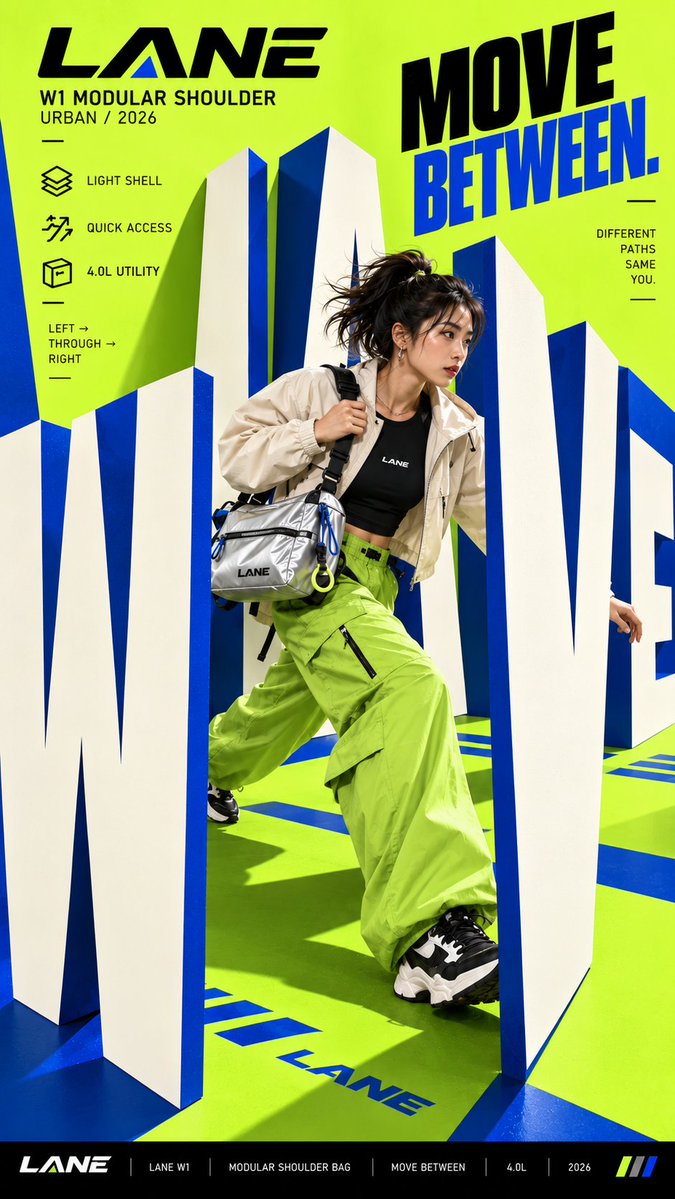 Designing a Bold Editorial Poster with Interactable Oversized Typography