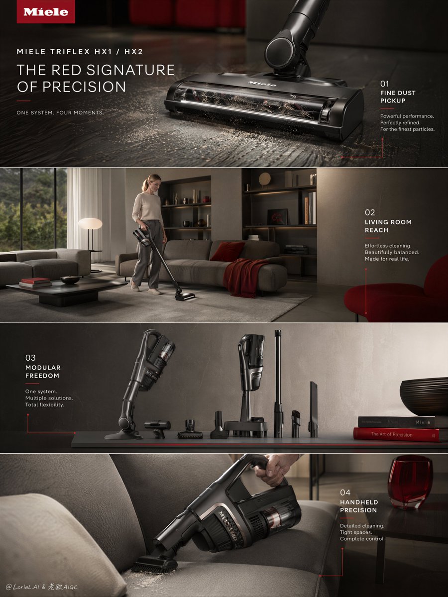 Miele Triflex HX2 captures fine dust with German precision