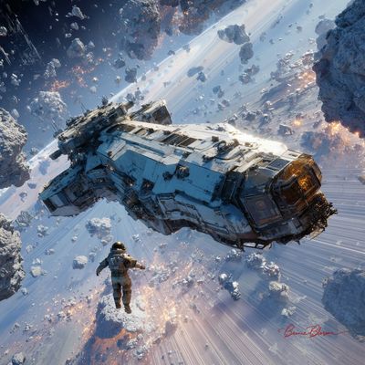 Echoes of Abandonment: A Salvage Freighter's Solitude