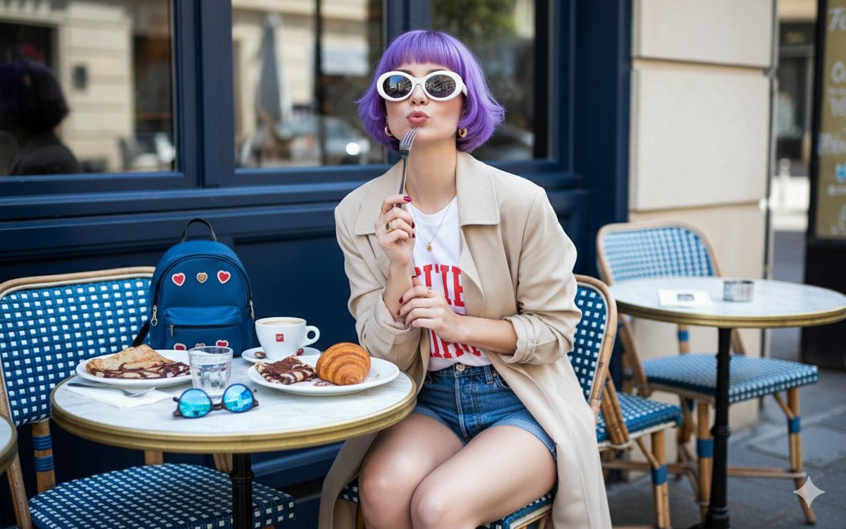 A Chic Breakfast Moment in Parisian Style