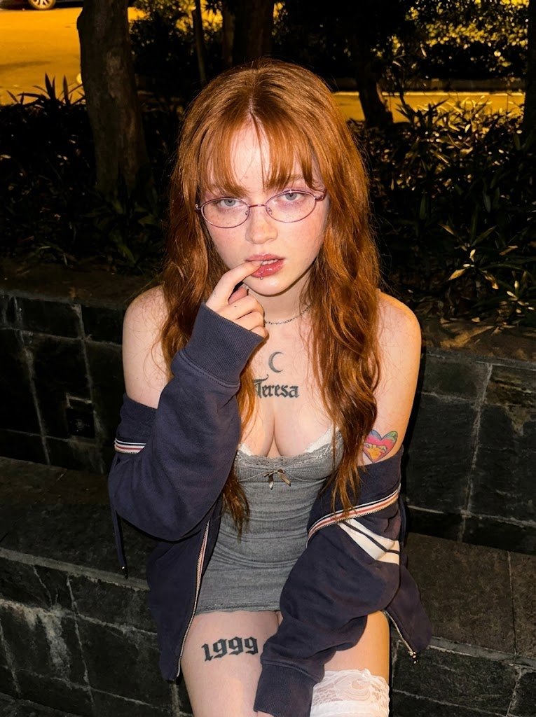 Urban Night Portrait with Moody Streetlight Glow