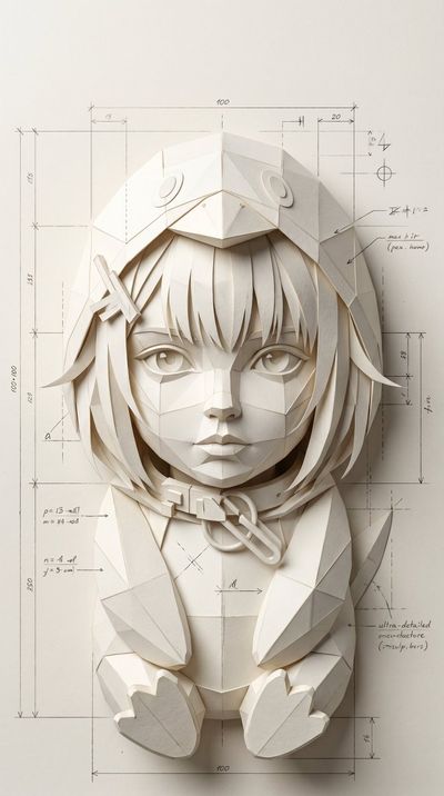 Architectural Elegance: The Paper Sculpture Blueprint
