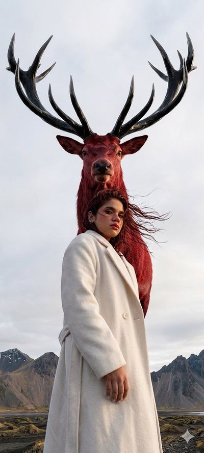 Ethereal Majesty: A Fashion Statement in Nature