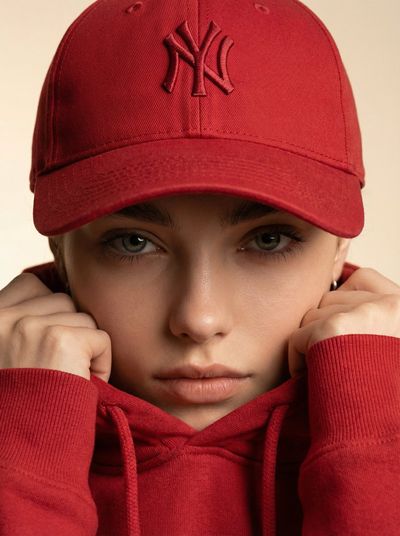 Bold Elegance: A Fashion Portrait in Red