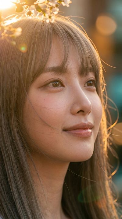 Cinematic Portrait of Sidona: A Close-Up Exploration