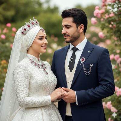 A Royal Union in a Rose Garden