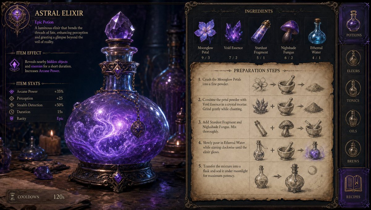 Enchanted Elixir: A Portal to Alchemical Wonders