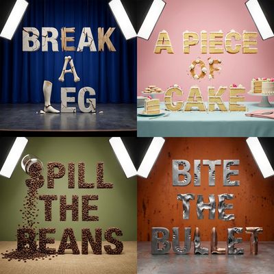Words Transformed into Meaning: Famous Idioms in 3D