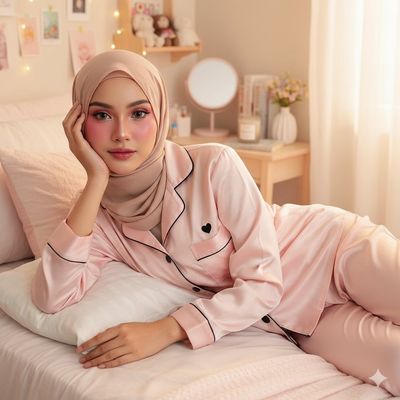 Soft Serenity: A Dreamy, Pastel-Pink Bedroom Moment