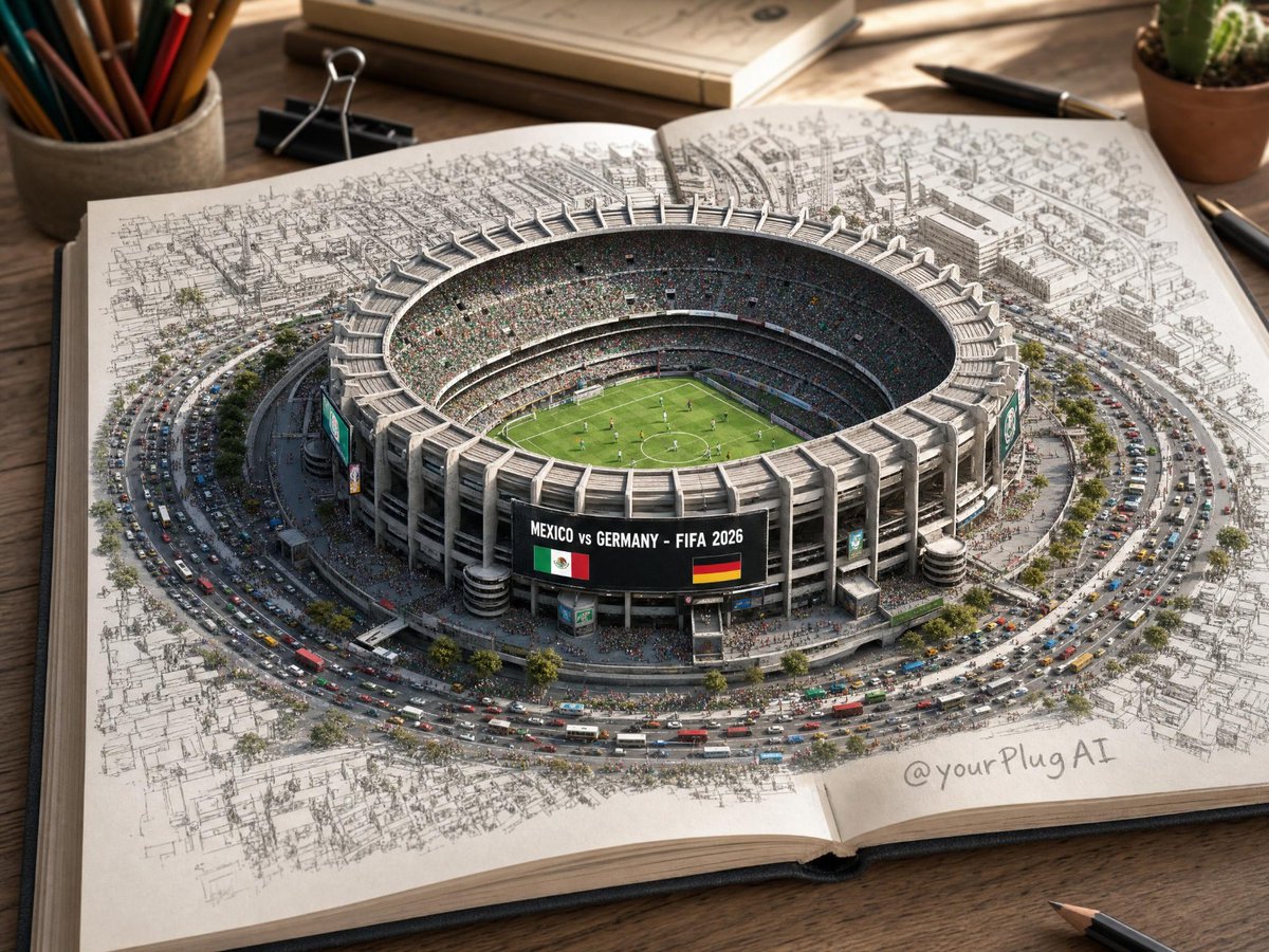 Crafting a Magical 3D Diorama of Iconic Stadiums on Paper