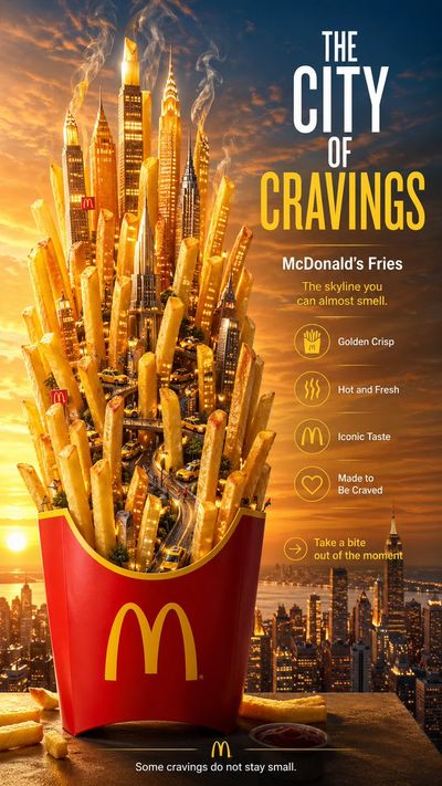 A Skyline Built From Fries