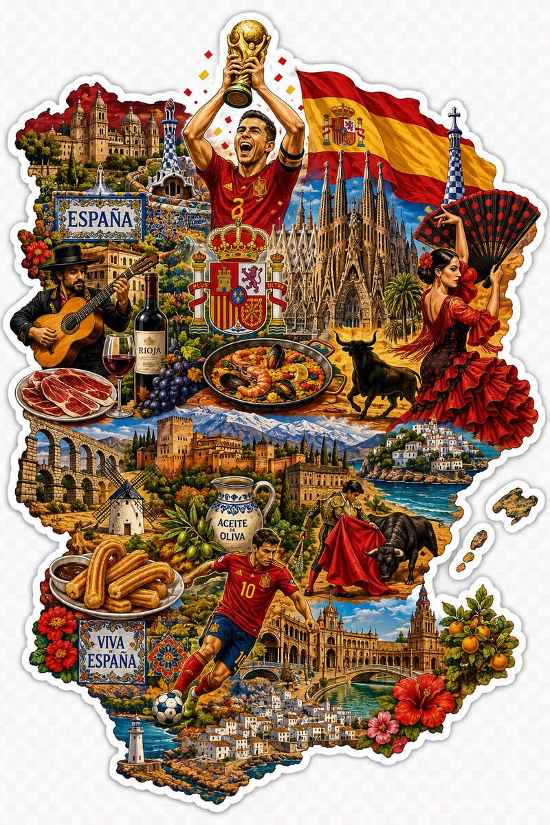 French map sticker celebrates World Cup victory with iconic symbols
