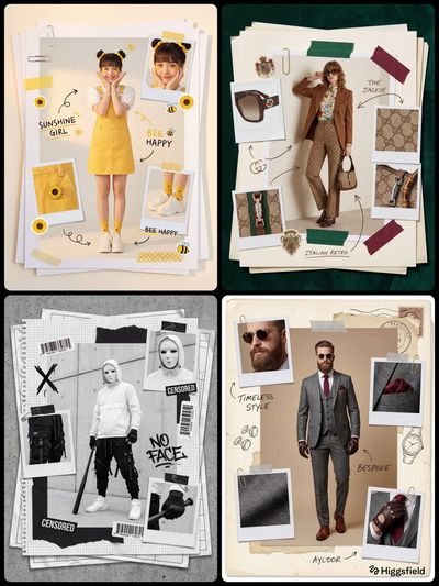 Chic Collages: A Fashion Scrapbook Adventure